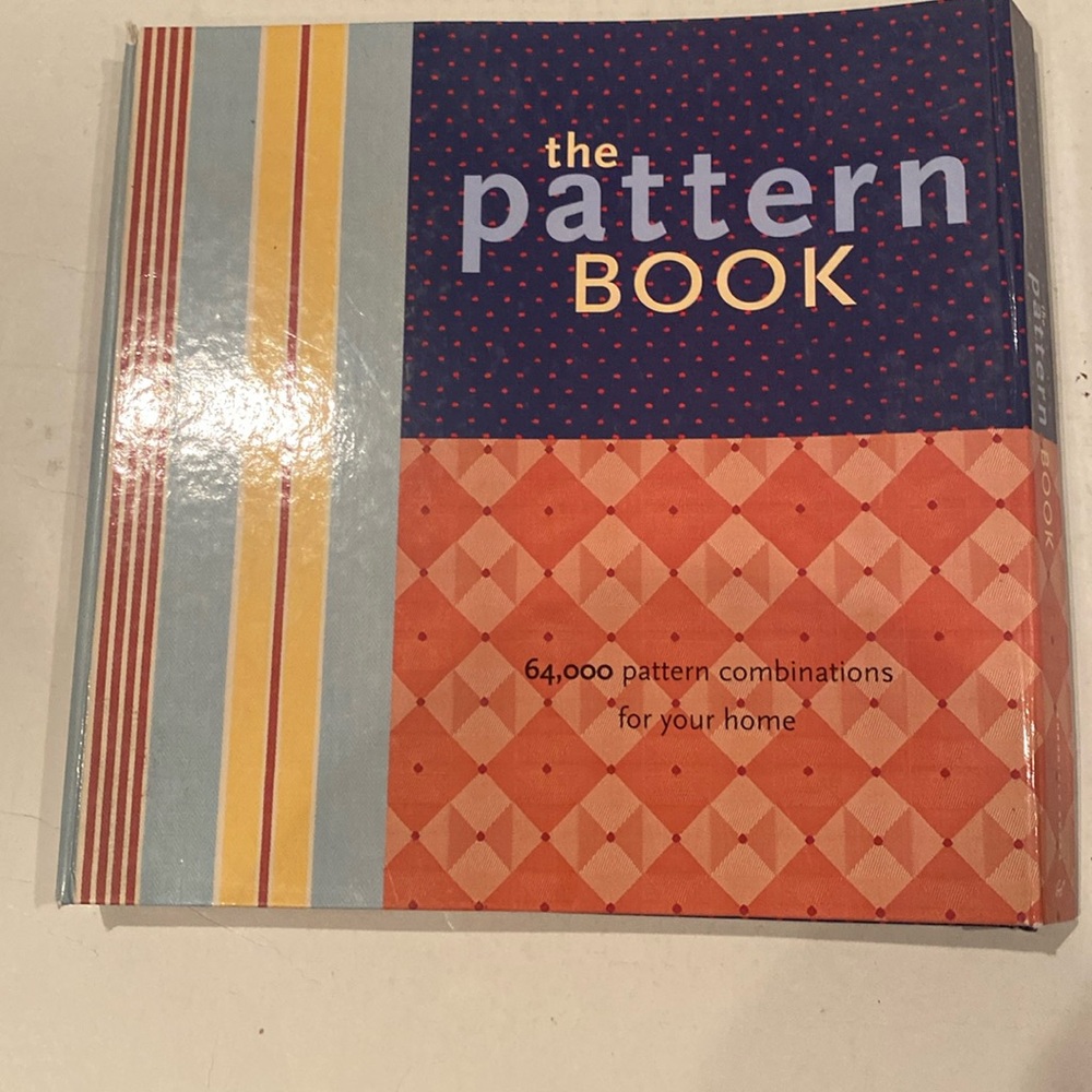 “The Pattern Book,” Hardcover with Velcro closure